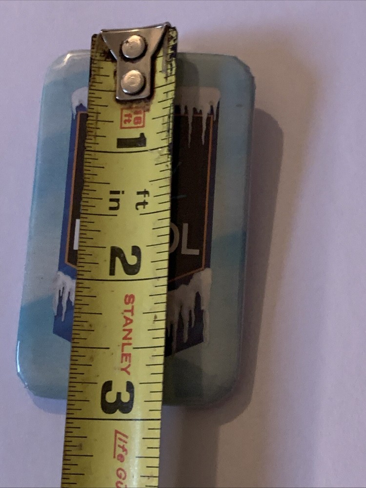 MILLER GENUINE DRAFT "COLD PATROL" BUTTON PINBACK HAT PIN BUTTON VTG