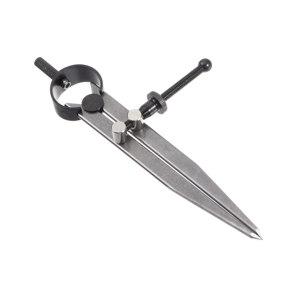 Spring Joint Caliper 5" 125mm Spring Divider Caliper with Solid Nut, Flat Leg