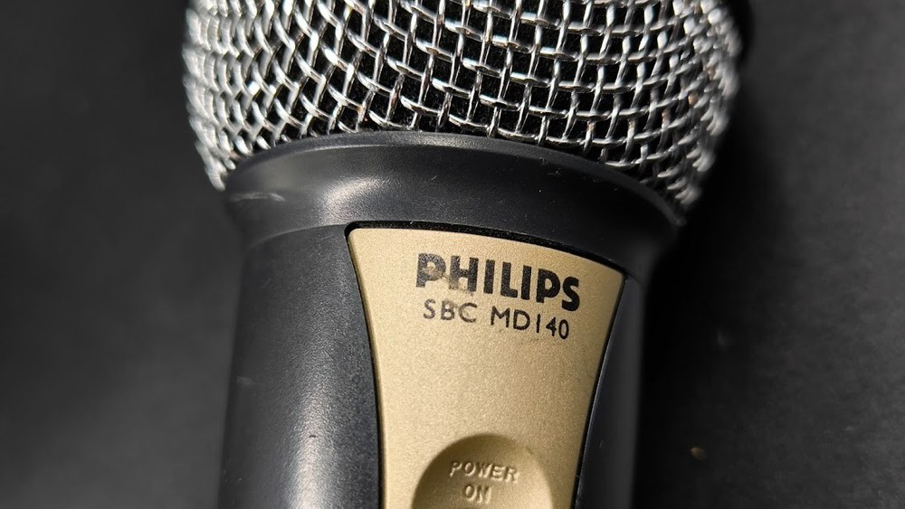 Philips SBC MD140 Microphone Used Working Black