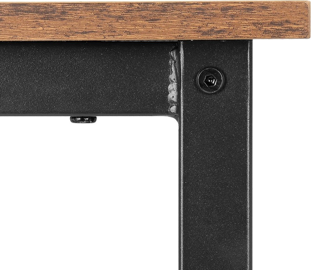 Bar Table Set 23.6" Pub Table High Top Table Square Bar Height Table Bar Table