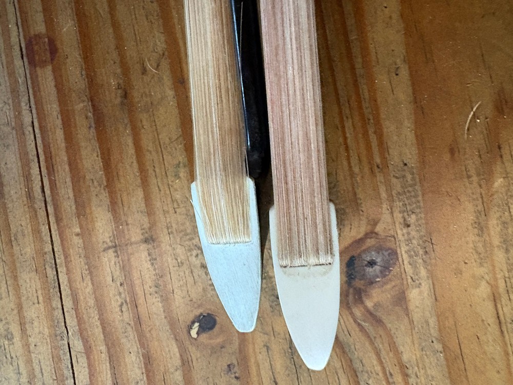 Two Vintage Cello Bows For Restoration