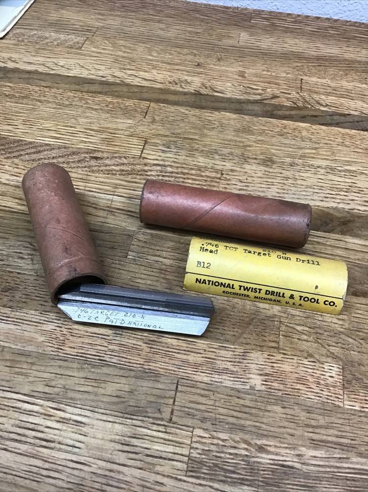 National Twist Drill .746 Special Gun Drill Head