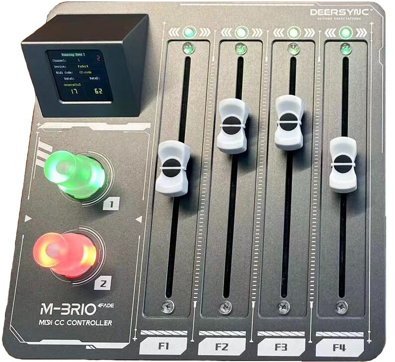 Deersync M-BRIO 4FADE MIDI CC Controller