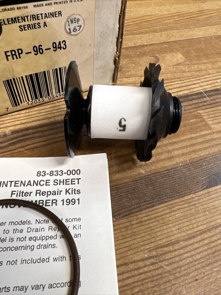 WILKERSON Air Control Assembly FRP-96-943 ELEMENT RETAINER