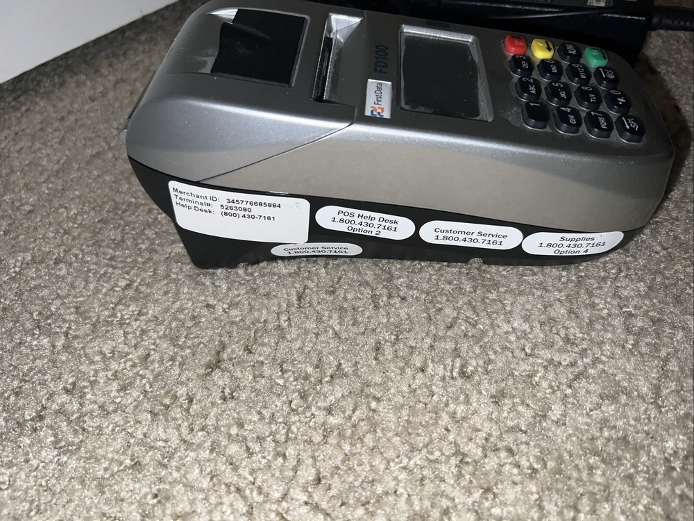First Data FD100 TI Credit Card Terminal