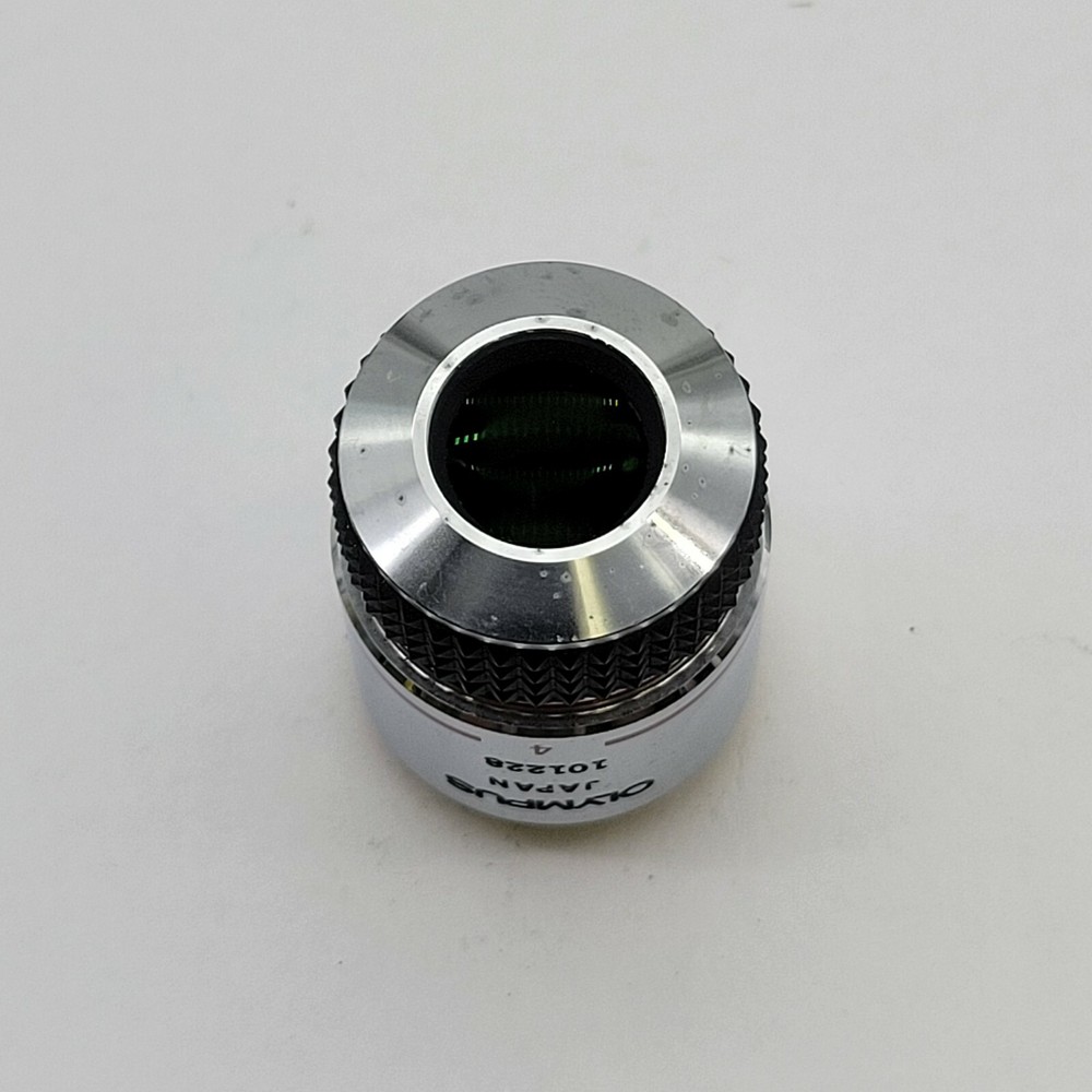 Olympus Microscope Objective SPlan 4PL 4x Phase Contrast 160/-