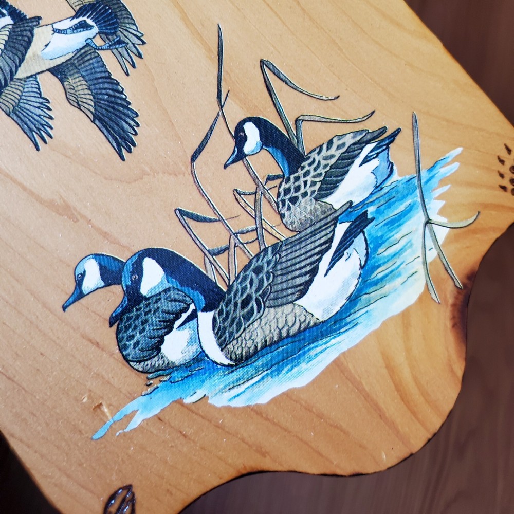 Vtg Cuckoo Clock Duck Motif