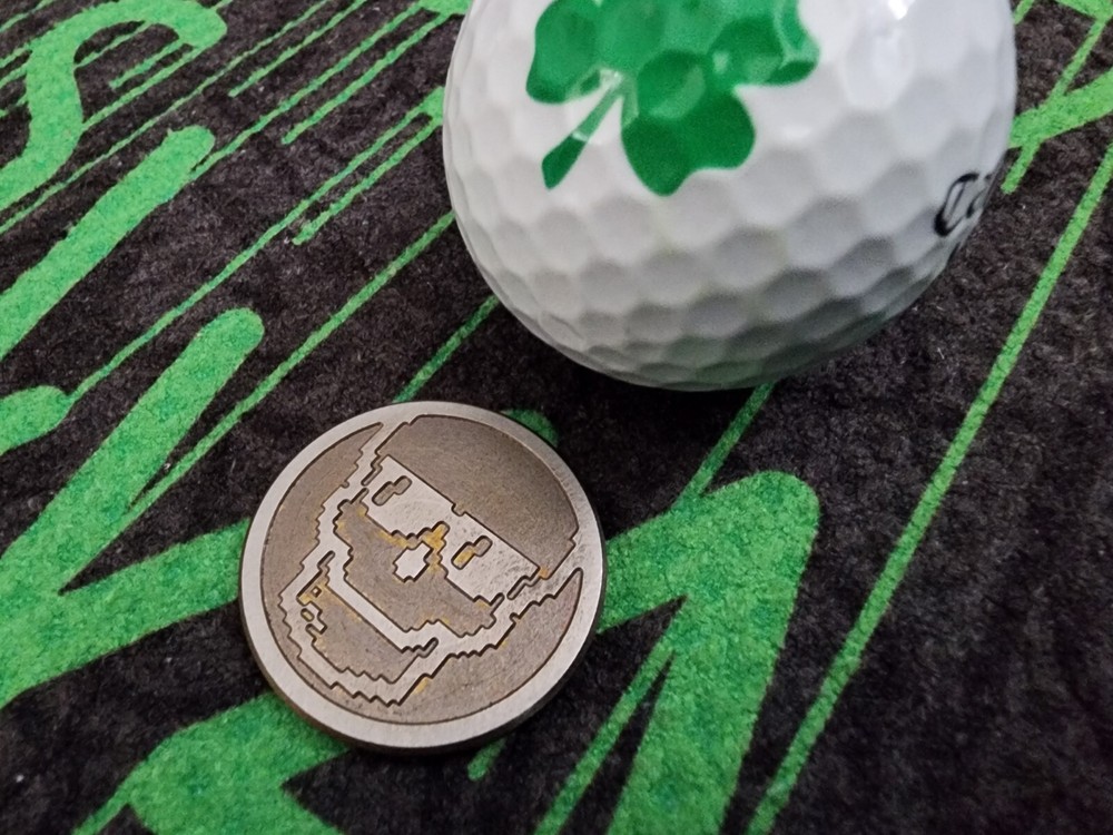 Swag Golf 8-Bit Skull Putter Ball Marker Alignment Tool⛳⛳⛳