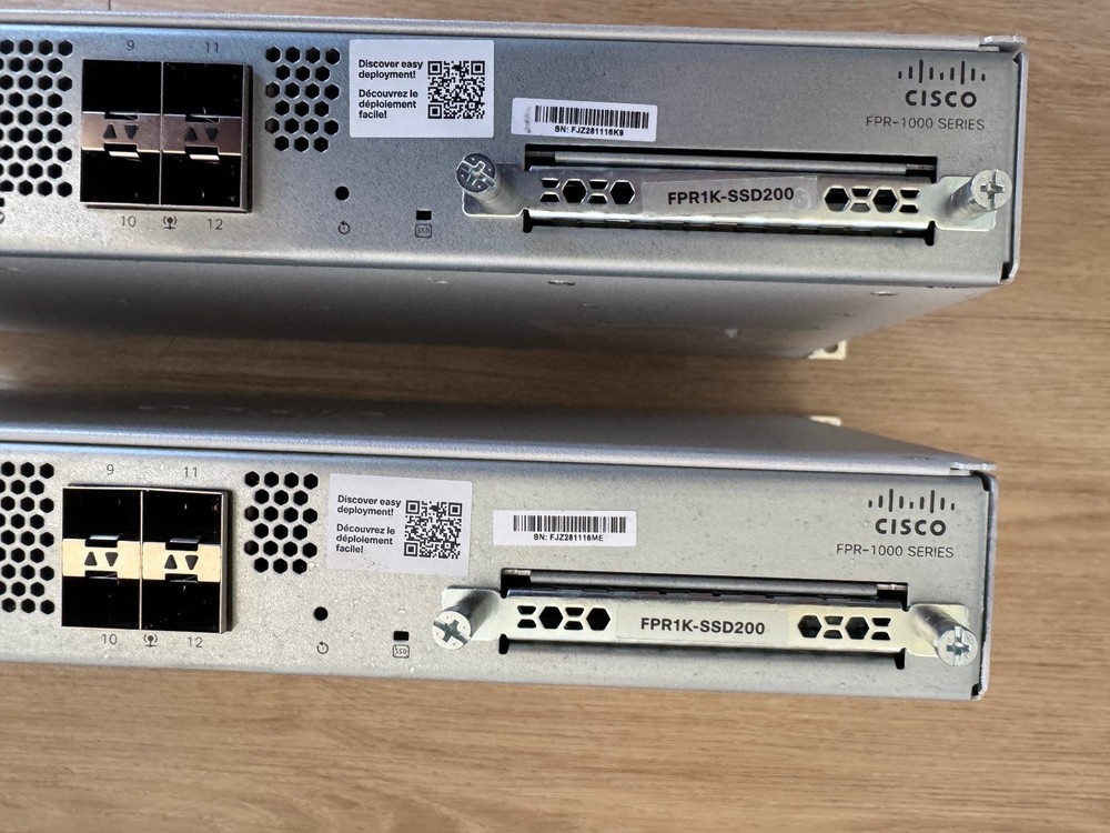 Cisco Firepower FPR-1140 Network Security Firewall - Powers On (WITH SSD)