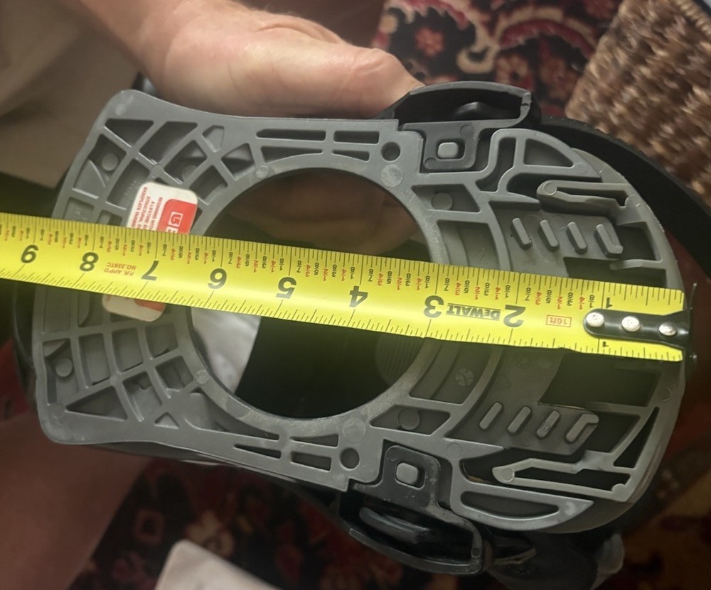 2006 Burton P1 Carbon Bindings w/ Binding Disc (Size 9)