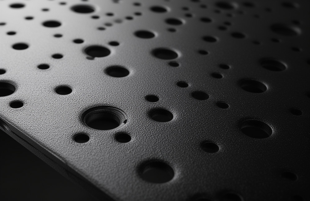 Steel Pegboard Wall Panel Garage Workshop Tool Organiser 600x400mm Black