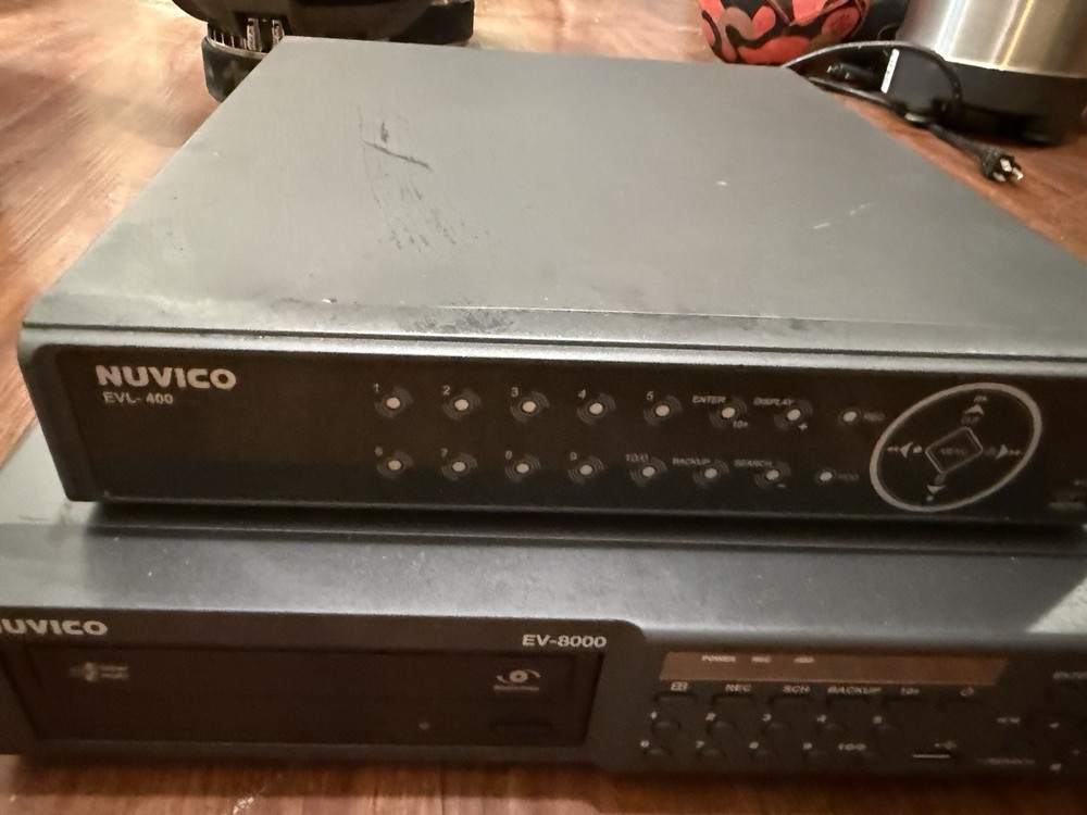 NUVICO PACK EV-8000 EVL-400 video recorders