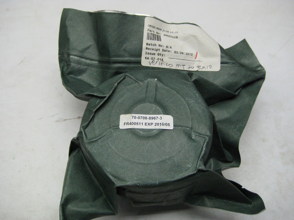 3M FR-40 RESPIRATOR FILTER NSMP