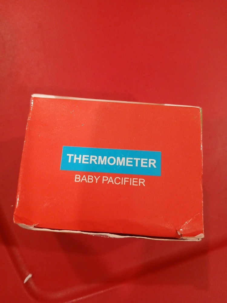 Baby Pacifier Thermometer Color Pink