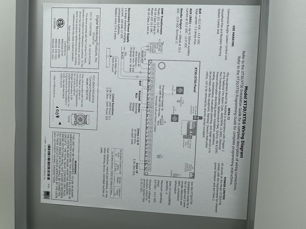 DMP XT30DS-G Gray Dialer Enclosure