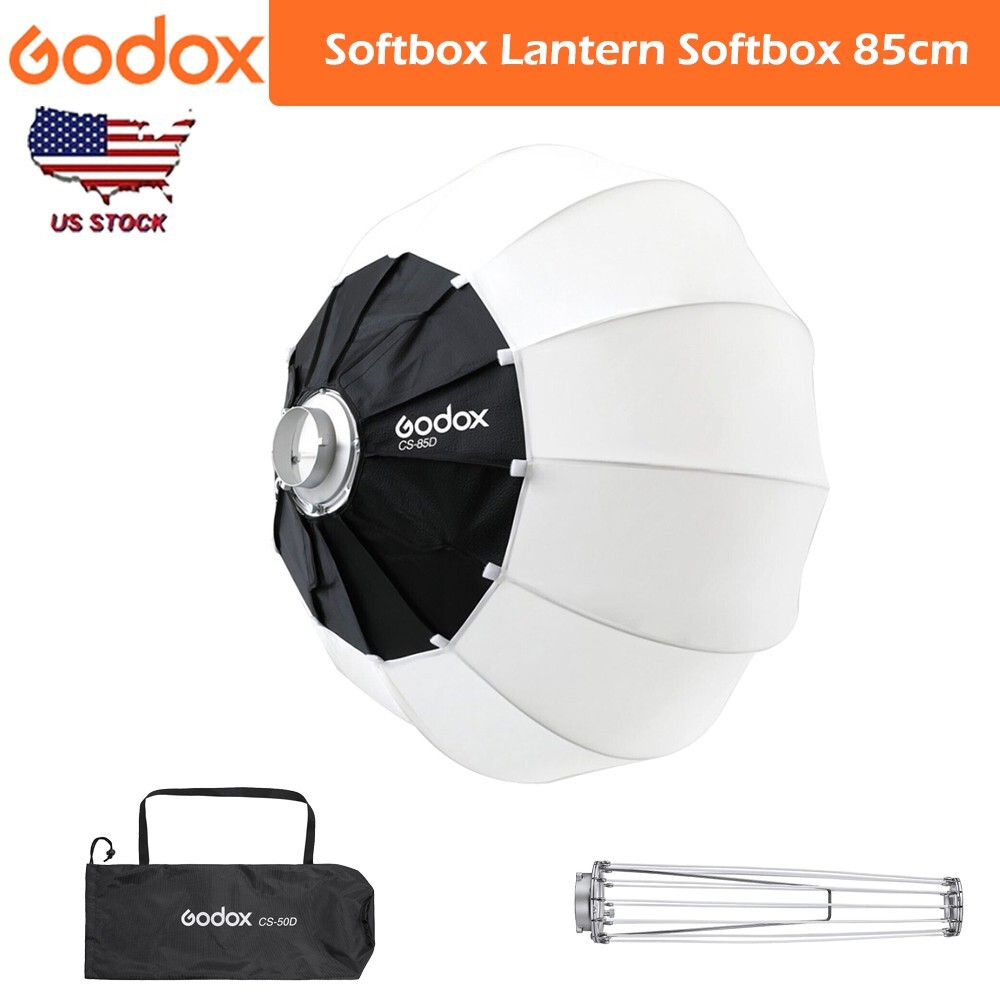 Godox CS-85D 85cm Lantern Collapsible Softbox For Bowens Mount Studio Flash