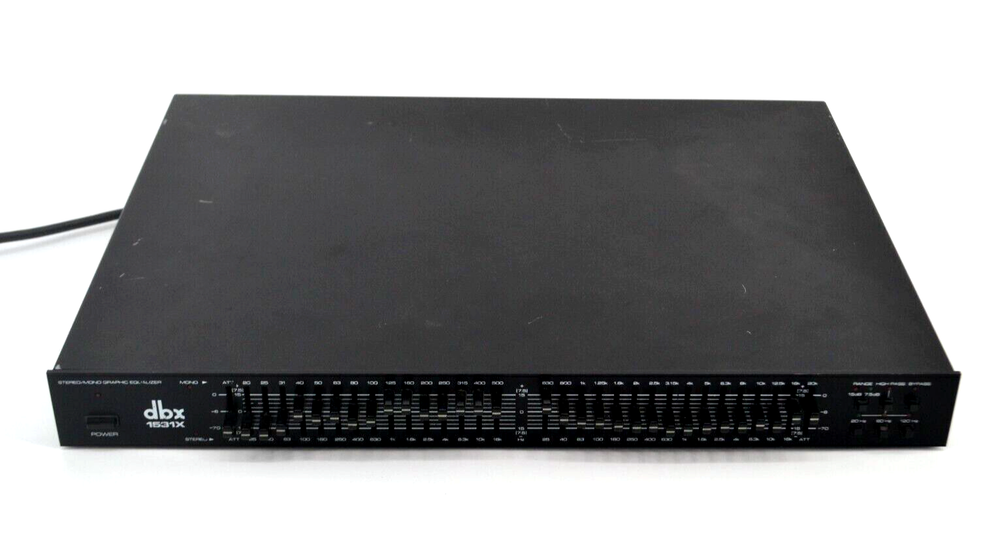 DBX 1531x Stereo / Mono Graphic Equalizer EUC Tested - Working