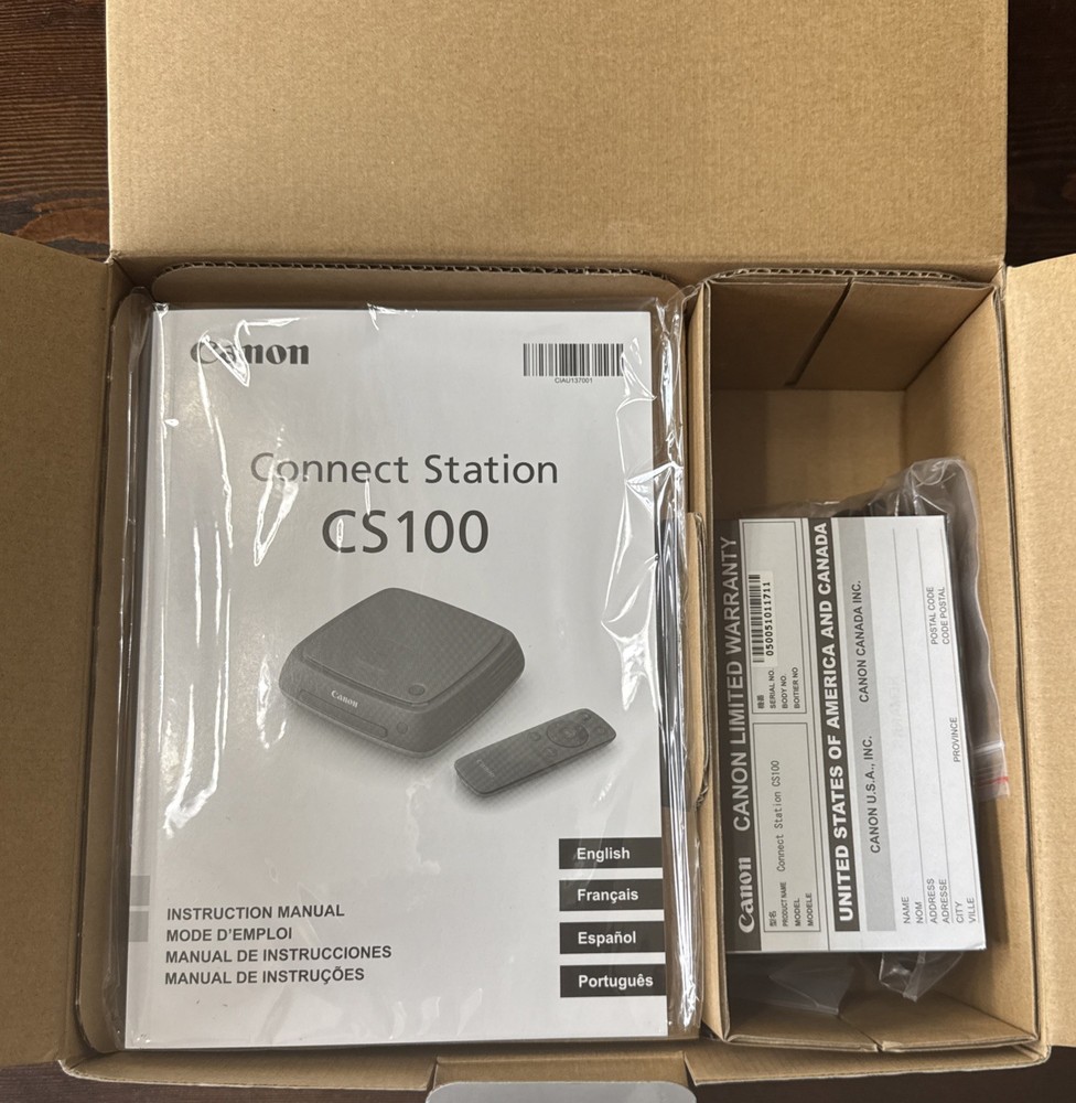 Canon Connect Station CS100 Camera Camcoder Wireless Transfer Hub Media Storage