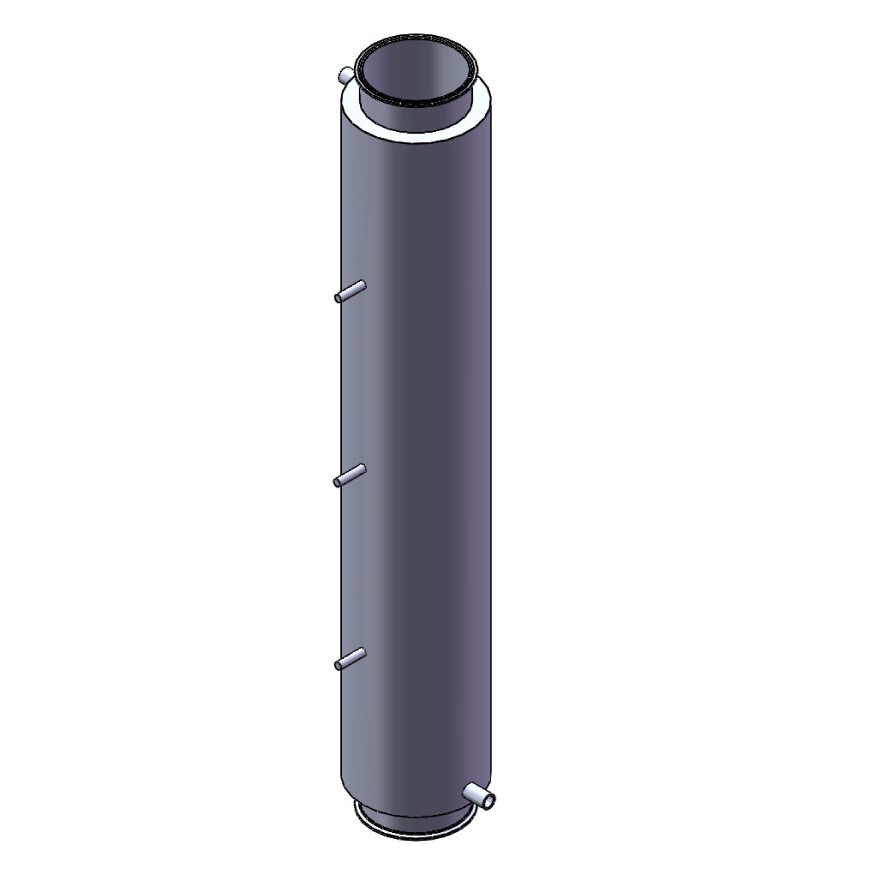 HFS(R) Jacketed Tri Clamp Spool, 8X36 IN