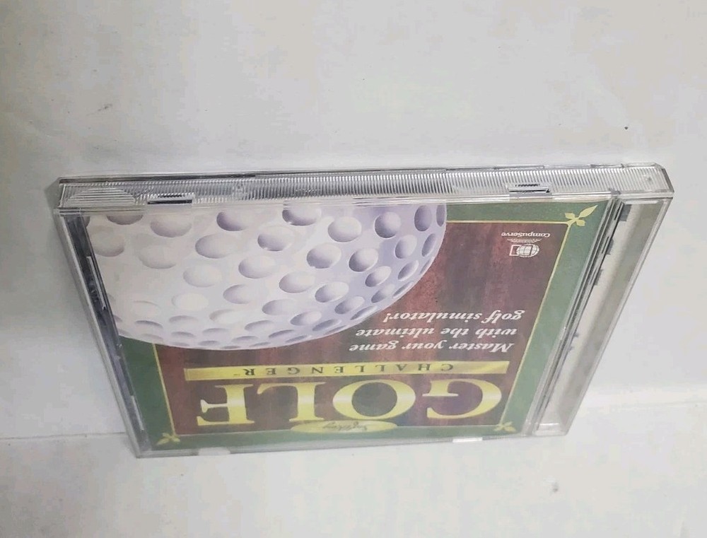 GOLF Simulator 3D CHALLENGER CD-ROM Dos 5.0 PC GAME 1996 SOFTKEY CORE