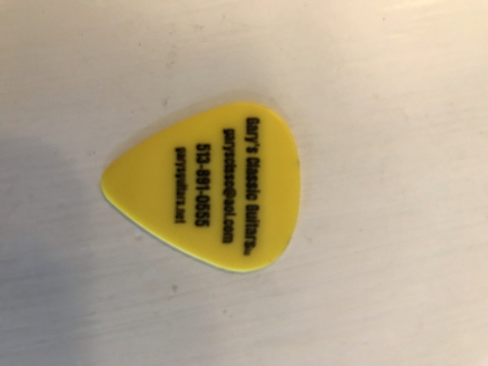Gary’s Classic Guitar’s Guitar Pick!!!