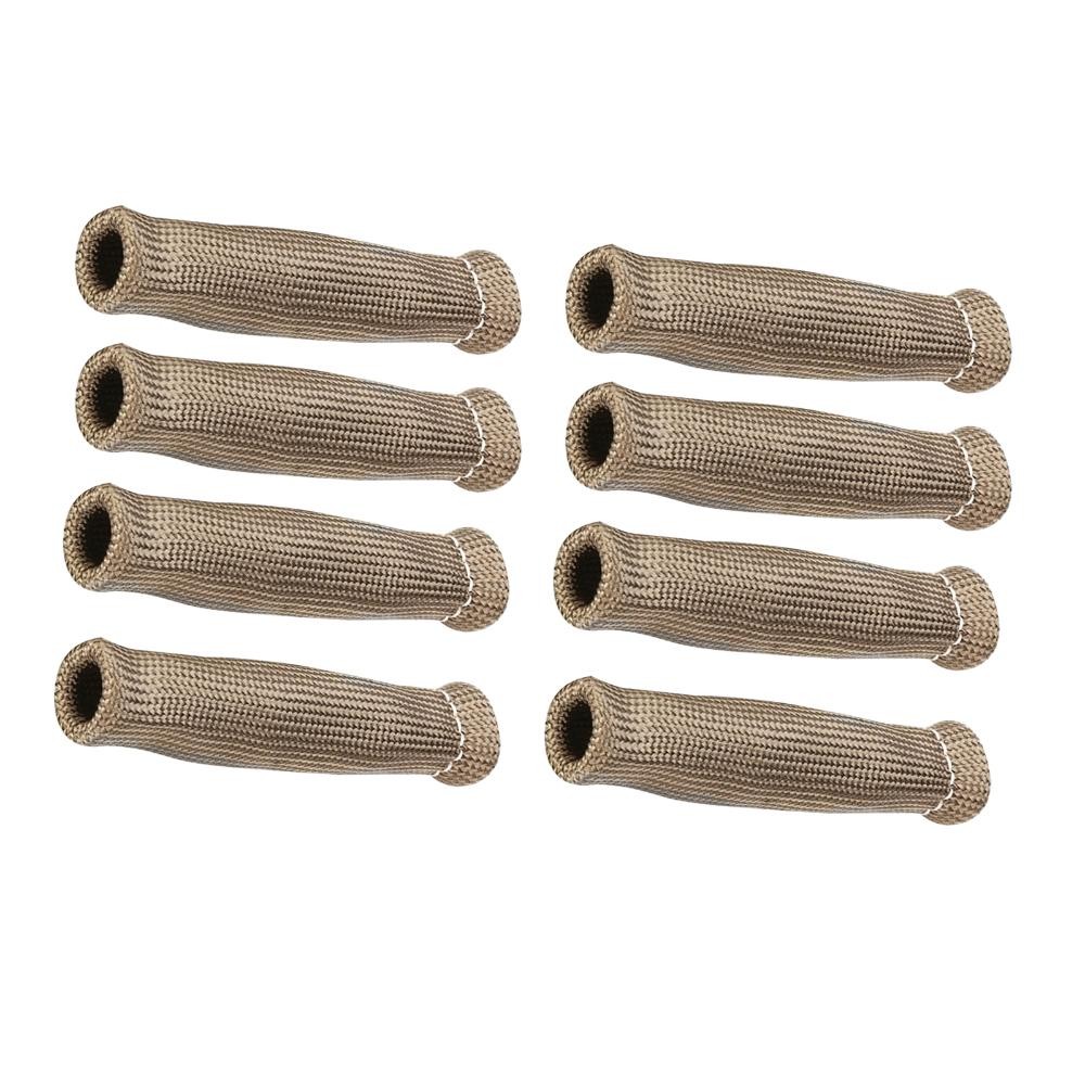 8* Spark Plug Wire Sheath Wire Boots Sleeve Heat Shield Cover For Engines