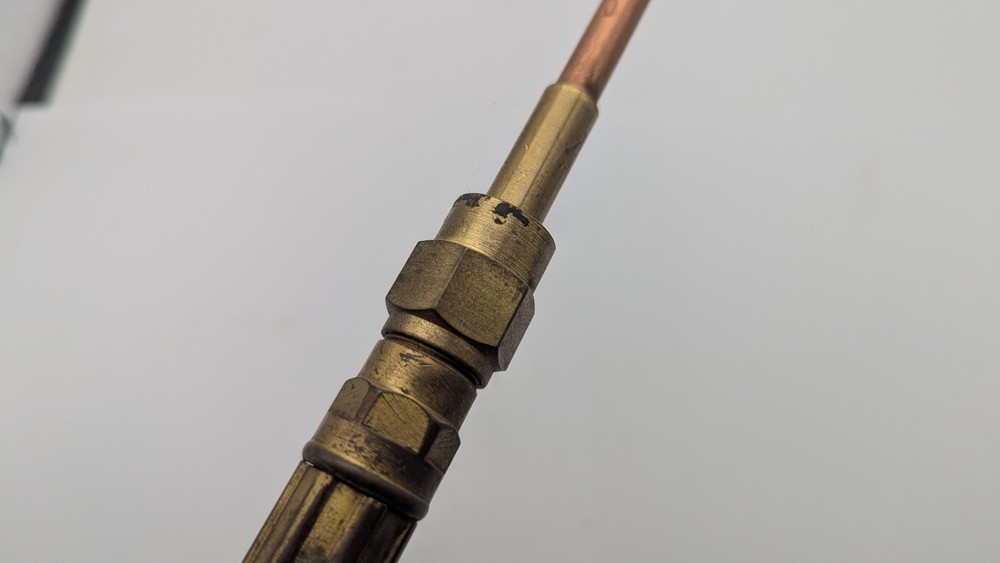 VINTAGE GENTEC Torch Handle 142T AND TIP - UNTESTED