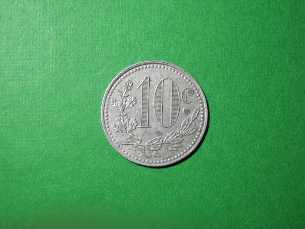 DZA6 - ALGERIA - 10 CENTIMES - 1918