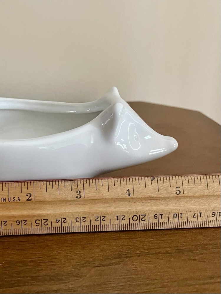 Ceramic White Pig Mug Face Planter Succulent
