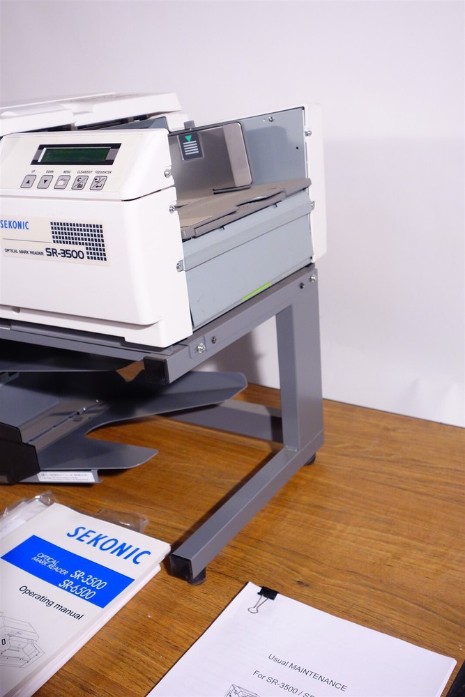 Sekonic SR-3500 OMR Optical Mark Reader + Stacker / Excellent