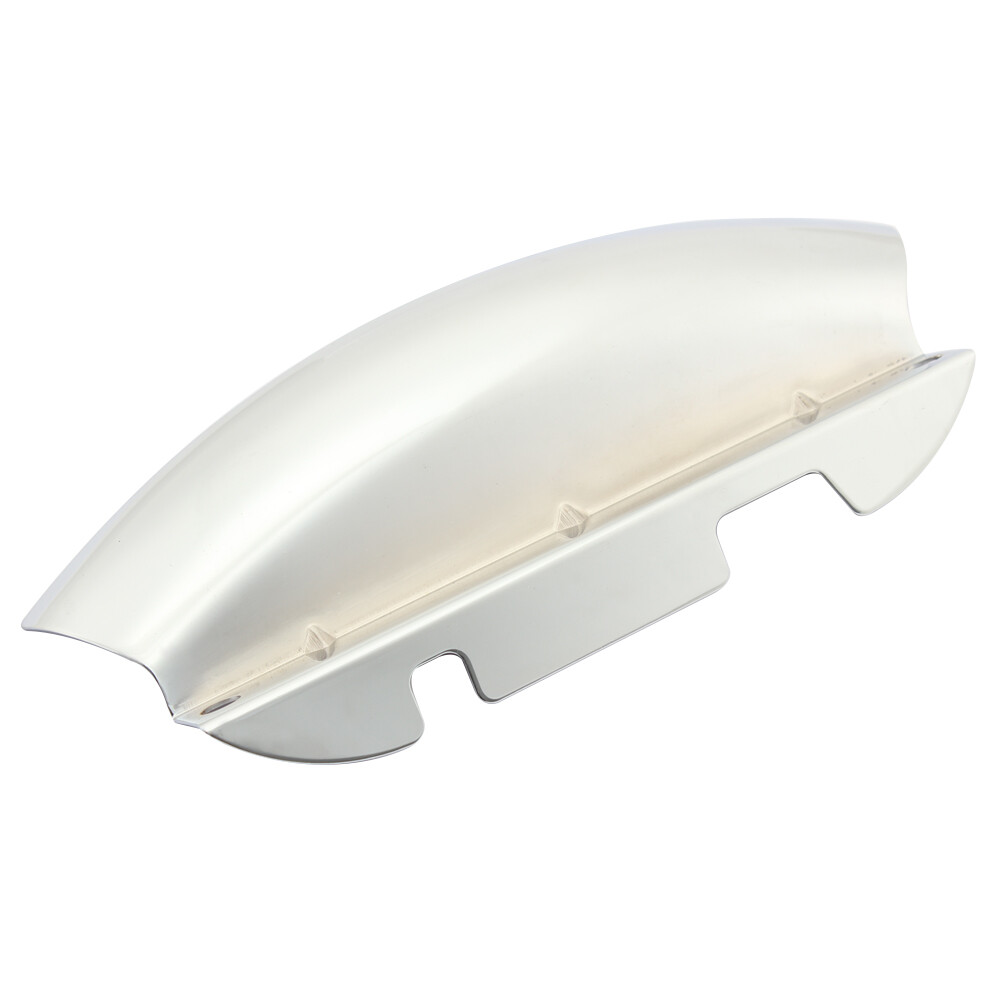 Chrome Front Fork Tree Lower Wind Deflector For Harley Touring Glide 14-21