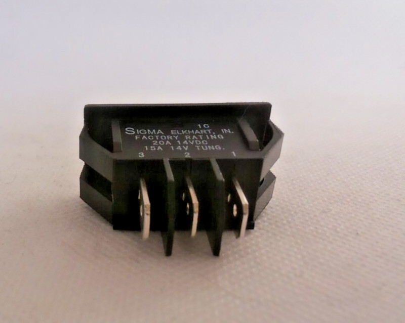 Sigma 1C Rocker Switch Black