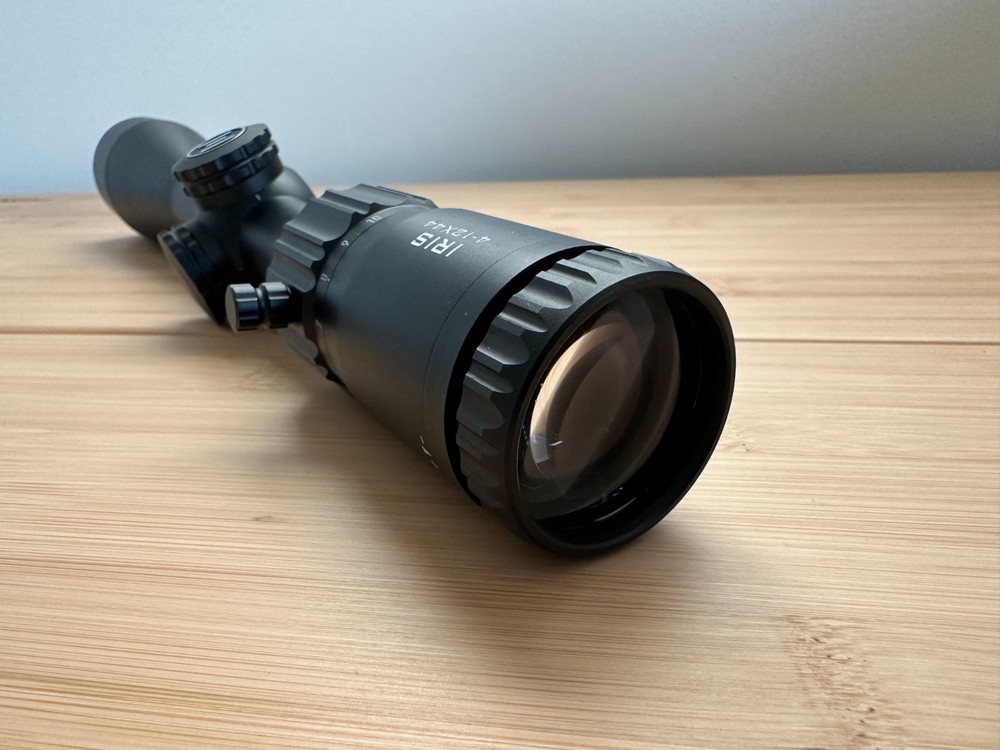 Element Optics Iris 4-12x44, SFP RAPTR-1S MOA Reticle, 1" Tube