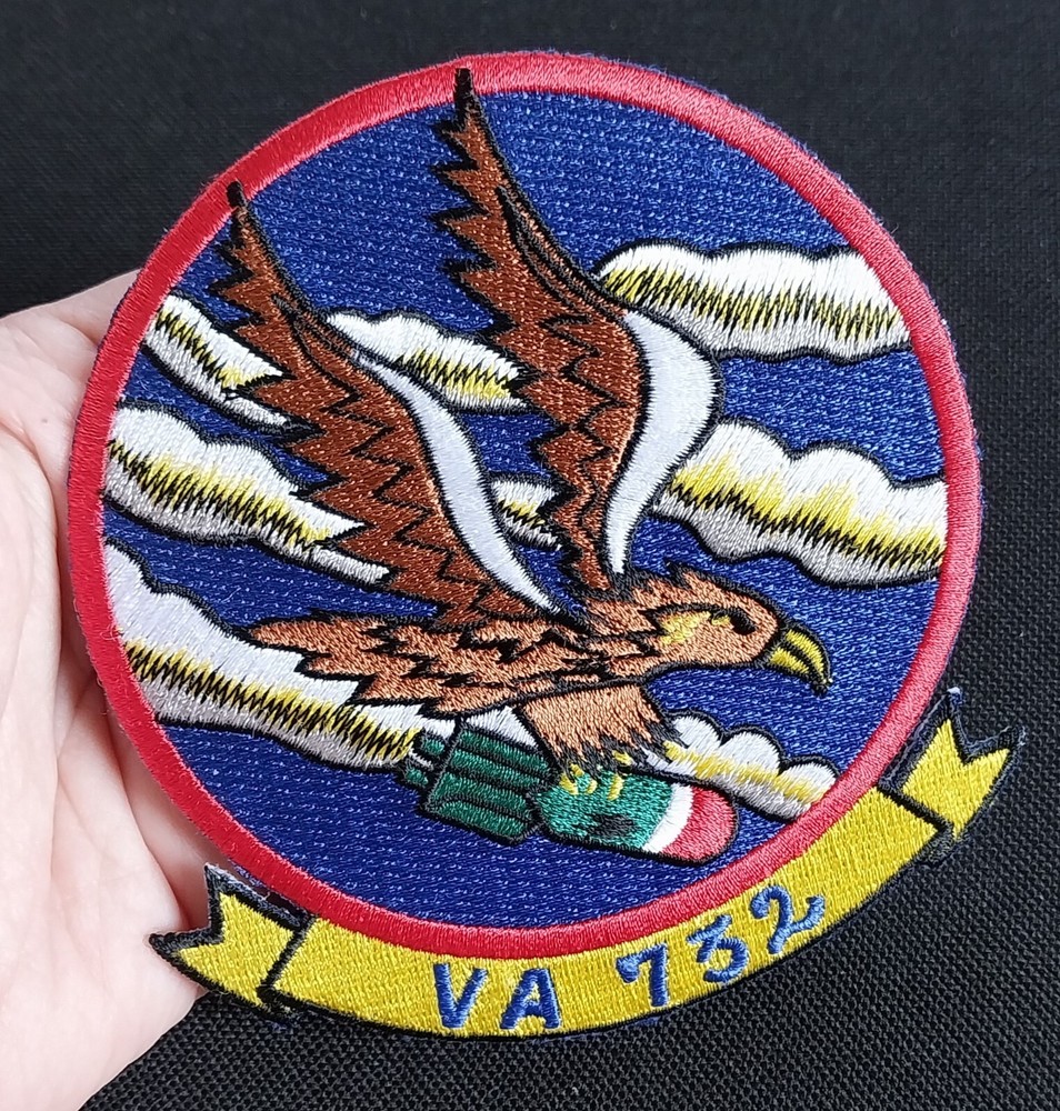 NAVY RESERVE ATTACK SQUADRON 732 ~ VA 732 ~ USN US MILITARY PATCH