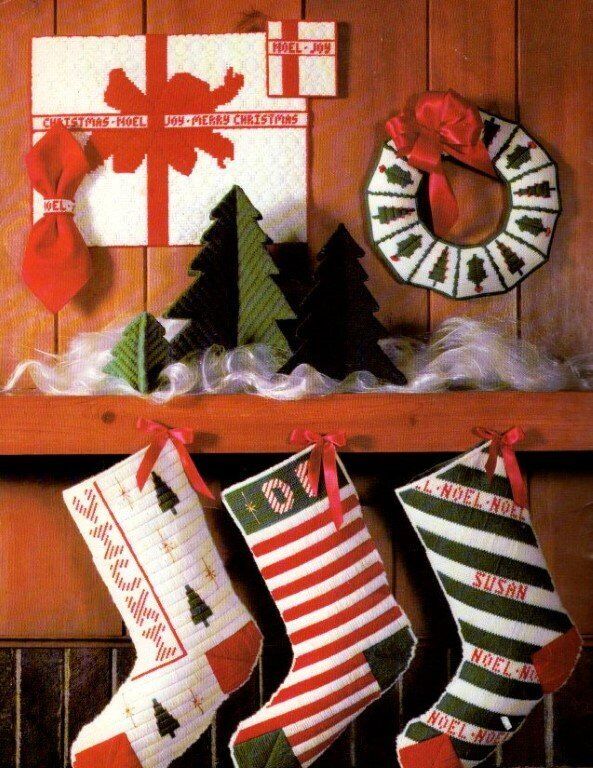 LEISURE ARTS CHRISTMAS PROJECTGS FOR PLASTIC CANVAS 20 PROJECTS