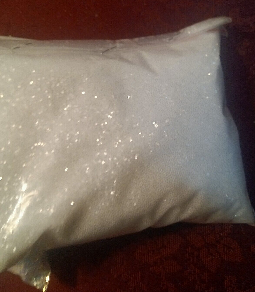 Iridescent Glitter White and Silver Crafting