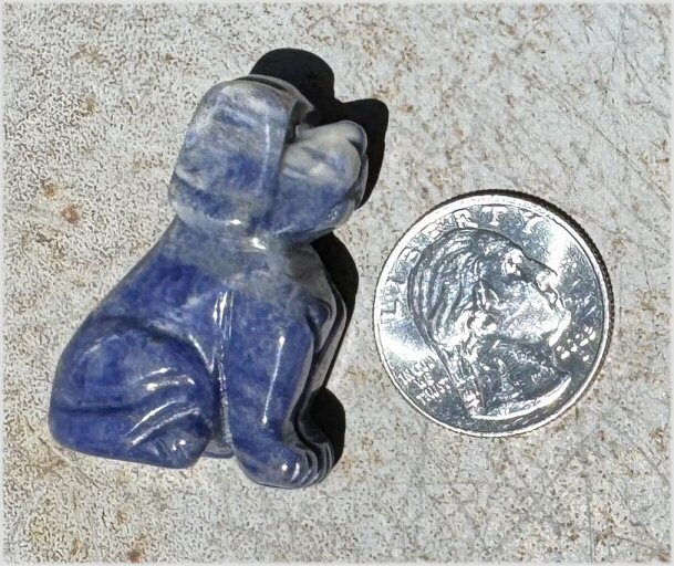 Sodalite DOG Totem - Creative thinking, Communication