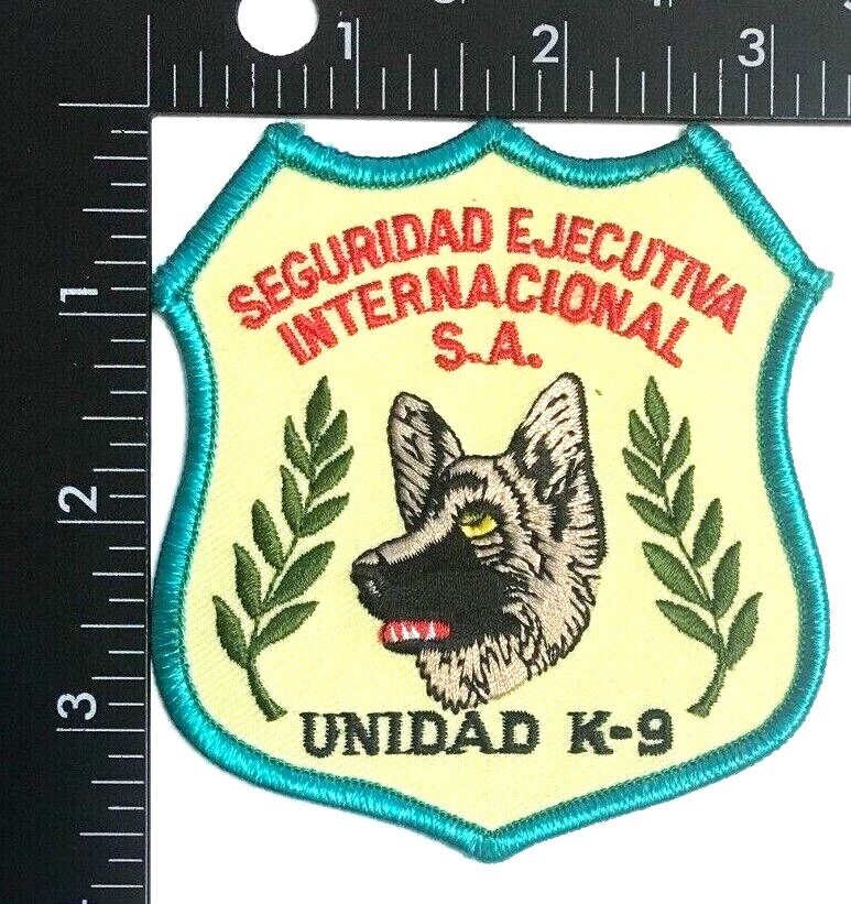 SEGURIDAD EJECUTIVA INTERNACIONAL S.A. UNIDAD K9 PATCH (PD 5) PRIVATE SECURITY