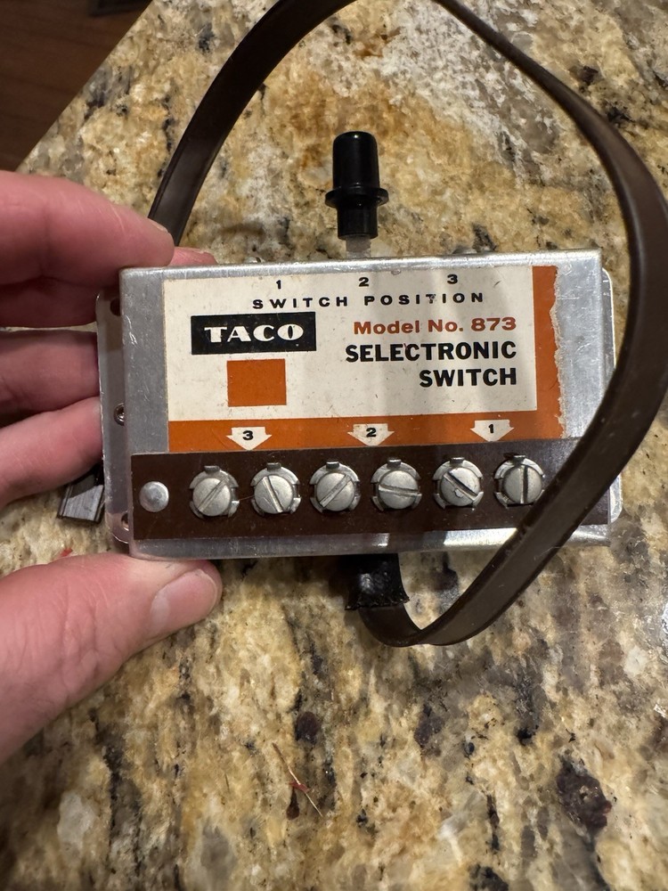 Vintage USED Antenna Selectronic Switch 3-Position TACO