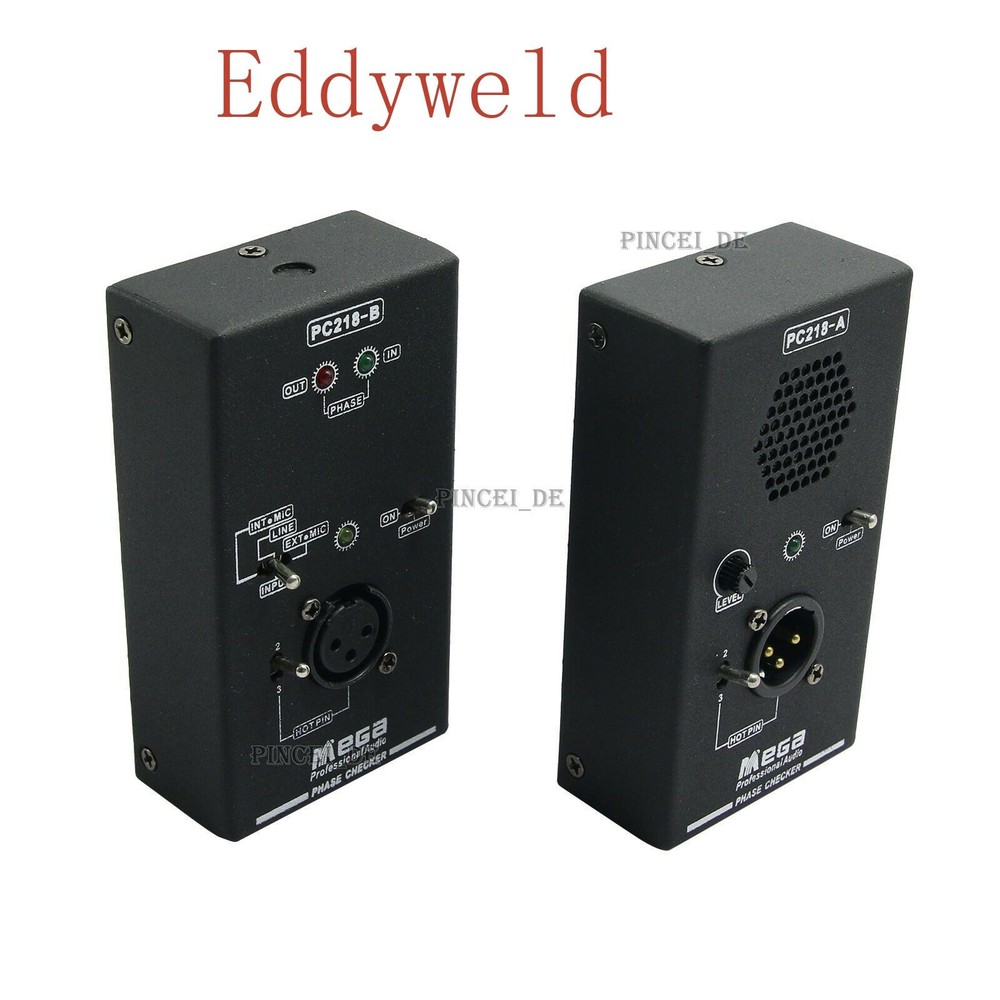 PC218 Phase Polarity Tester Checker Detector Audio Speaker Microphone Testing