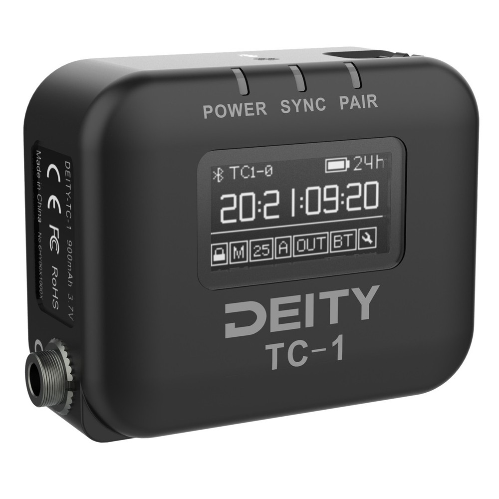 Deity Microphones TC-SL1 Bluetooth Timecode Smart Clapper Slate with TC-1 Wirele