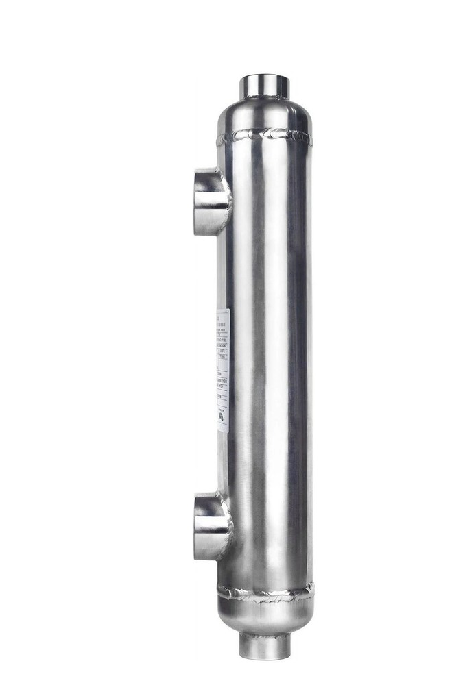 Wisewater Pool Heat Exchanger 210 kBtu: 316L Stainless Steel  sp-210k-S