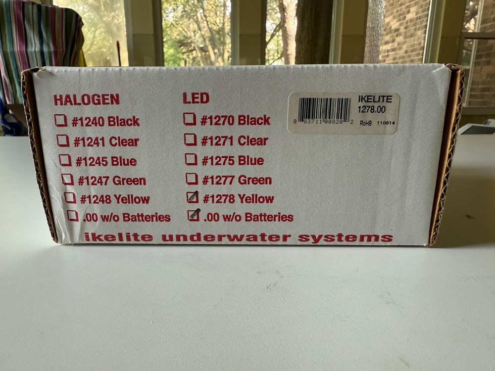 Ikelite C-Lite 8 LED Underwater Scuba Flashlight