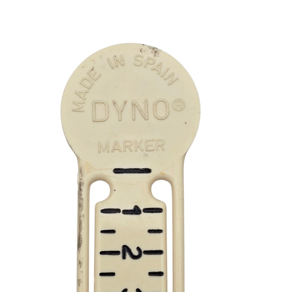 Vintage Made In Spain Dyno Marker Plastic Sewing Ruller