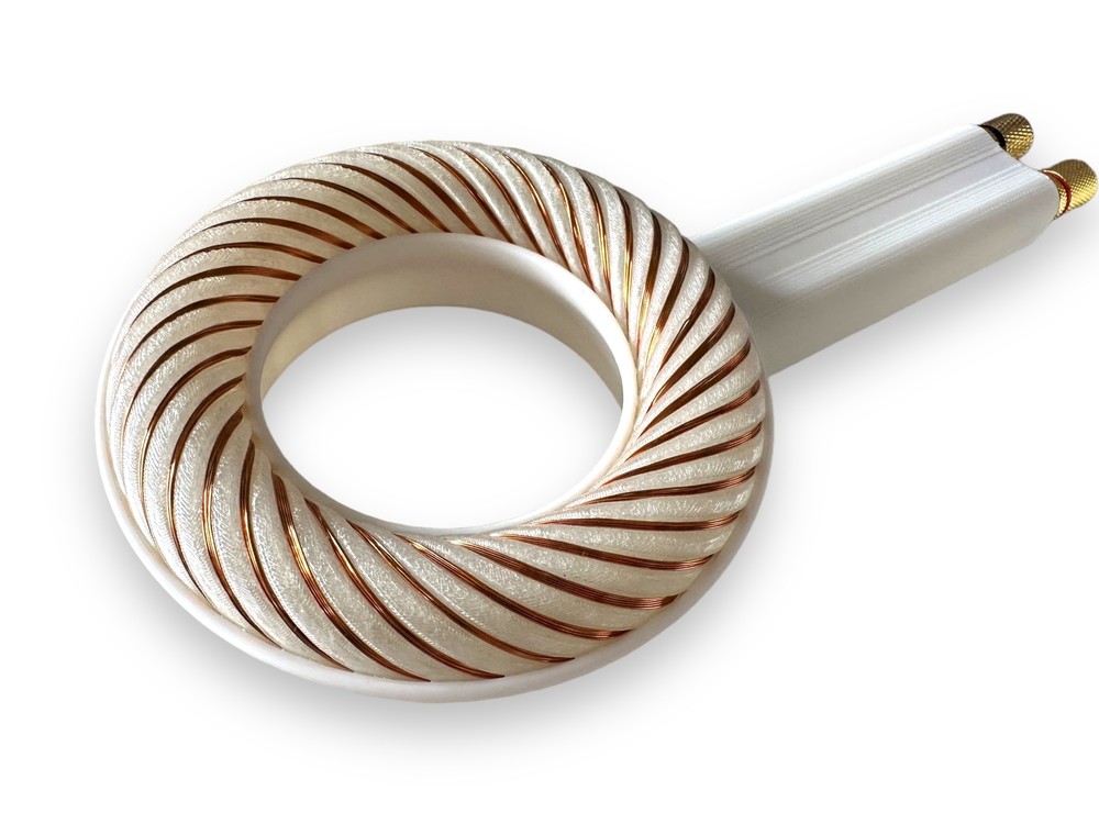 Rodin coil PEMF therapy module, handheld Rodin coil module