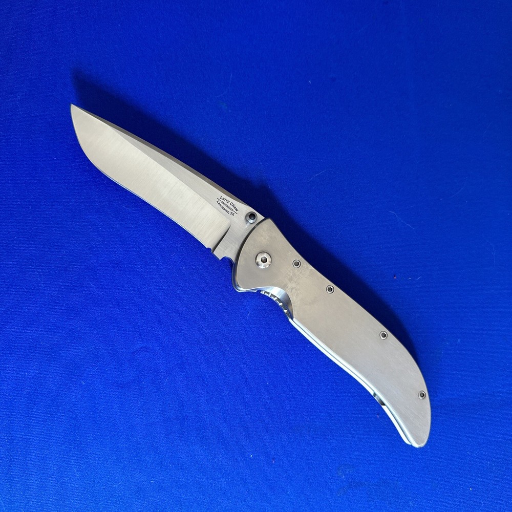 Custom Folding Knife By Custom Knifemaker Larry Chew