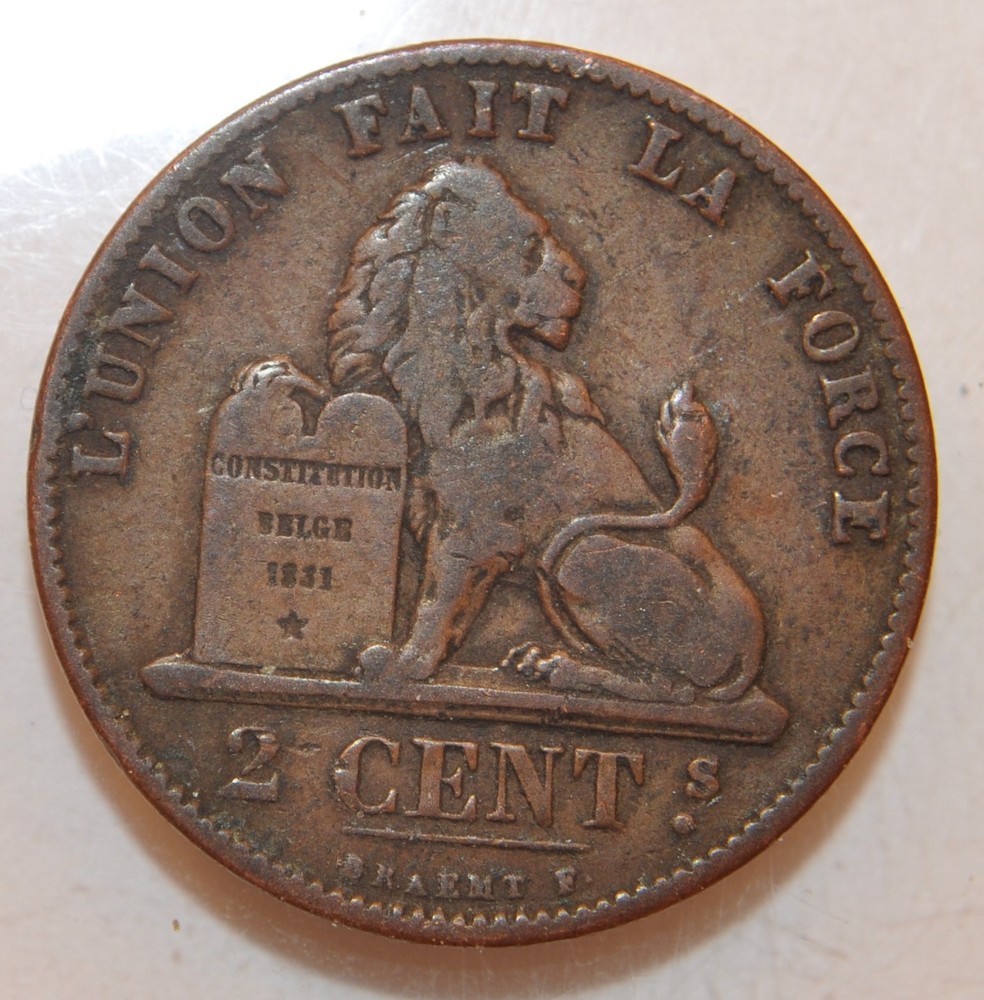 1876 Spain 2 centimos