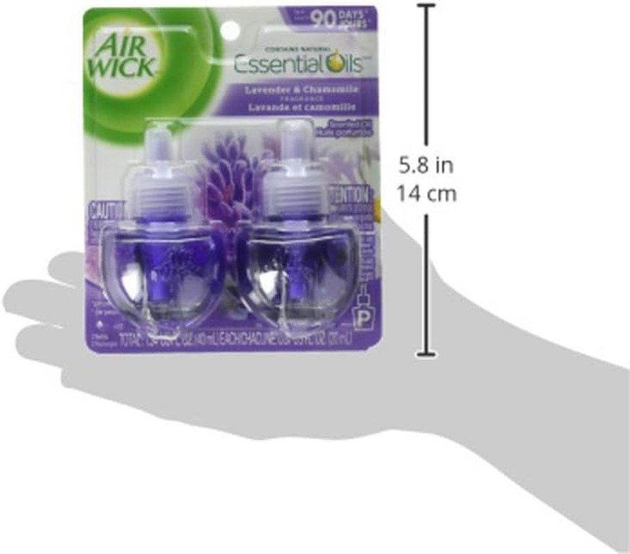 Air Wick Lavender Chamomile Plug In Refill 2ct Essential Oils