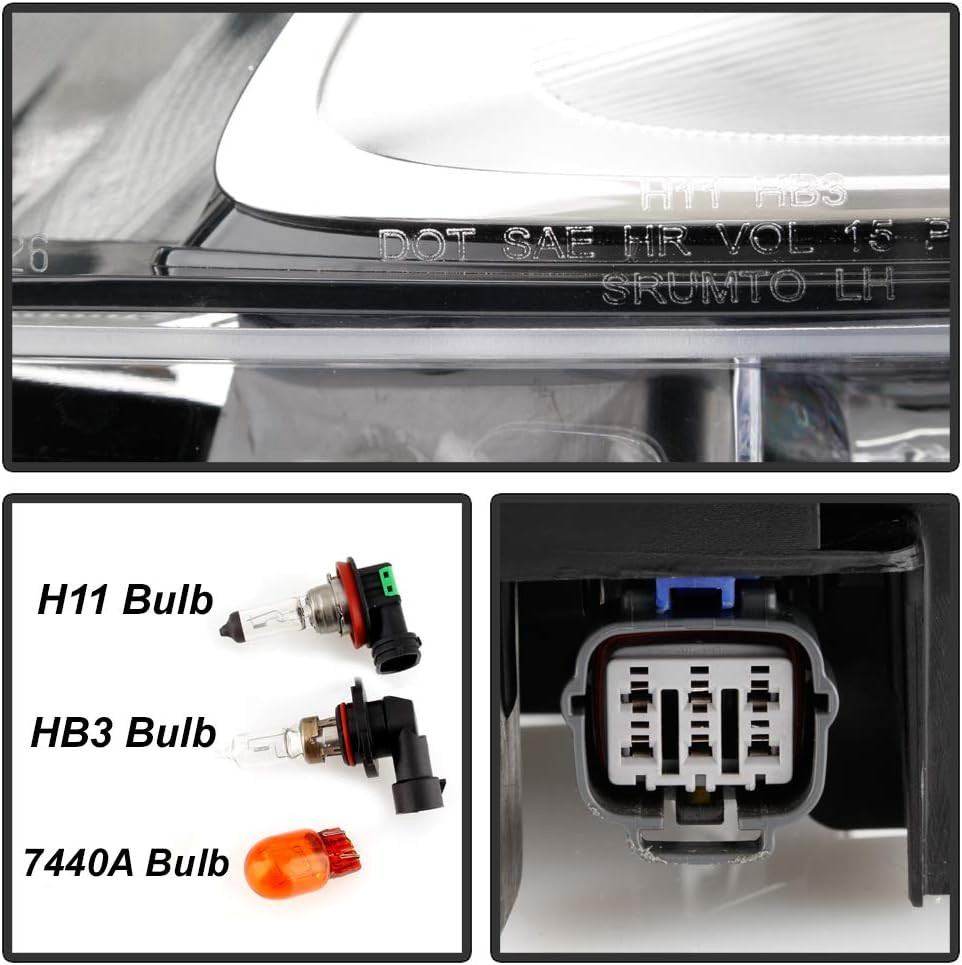 - for [Halogen Model] 2014-2017 Mazda 6 Factory Style Projector Headlight Headlm