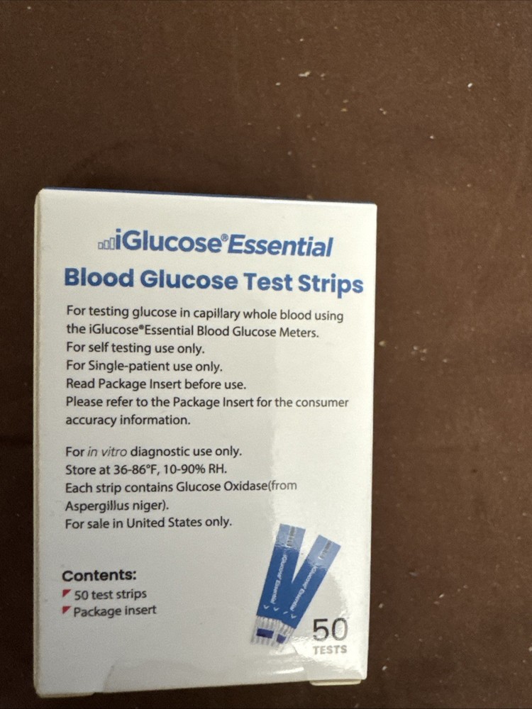 IGlucose Essential  Test Strips 50ct 5/26